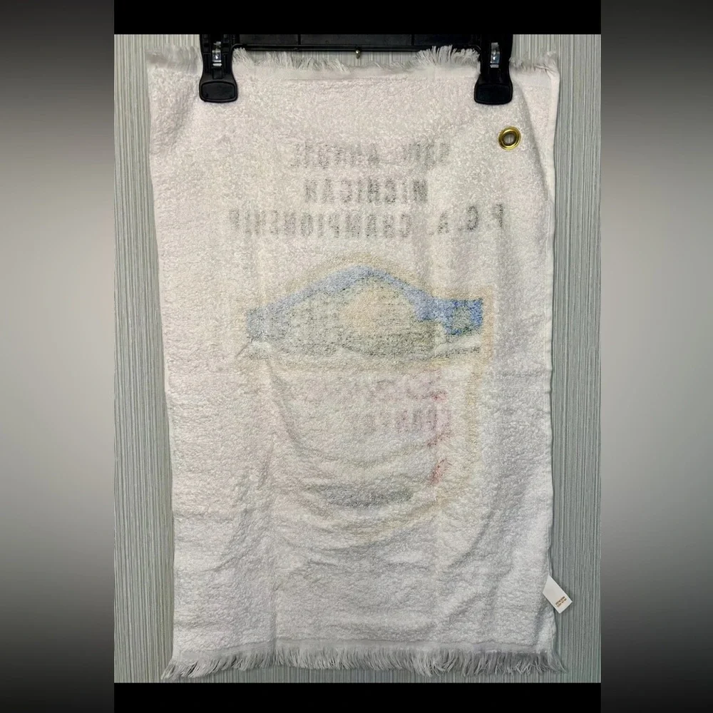 Golf Towel 1979 58th Annual PGA Championship Michigan Davison Country Club Vtg